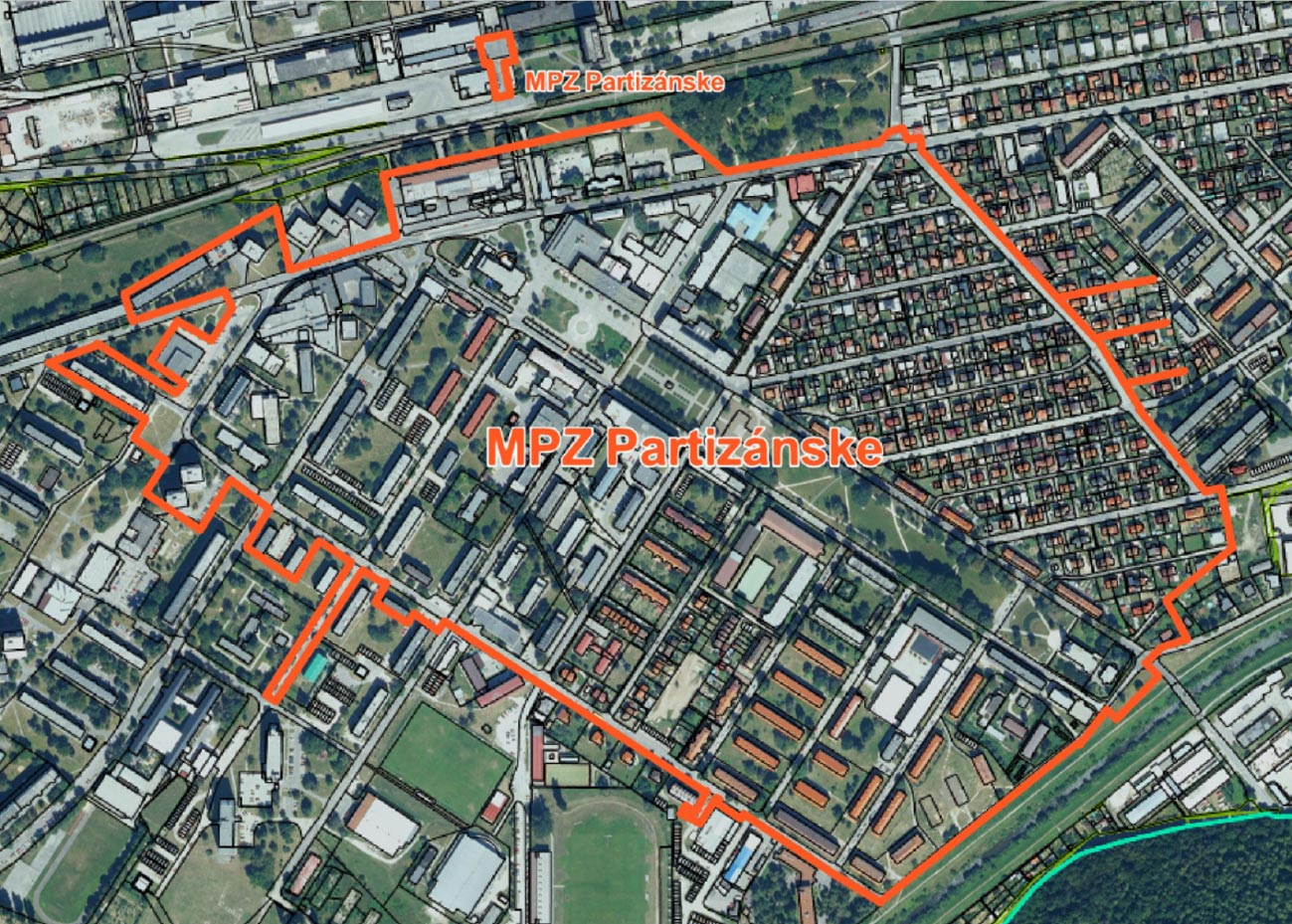 Vytýčenie mestskej poarkovacej zóny (MPZ)
